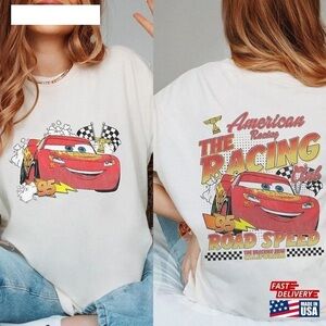 Retro Car Shirt Lightning Mcqueen Cars 2 Sided Shirt